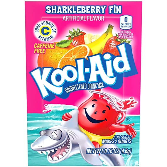 Kool-Aid Unsweetened Sharkleberry Fin 4.6g