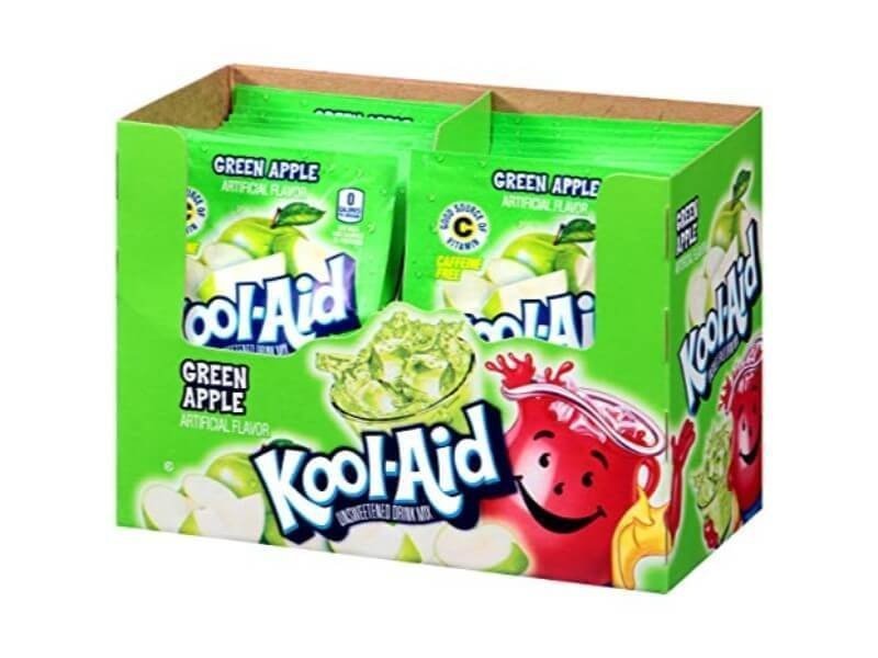 Kool-Aid Unsweetened Green Apple 6.3g
