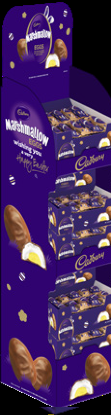 Cadbury Marshmallow Egg Prepack Tower 35g