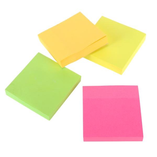 Sticky Notes Fluoro 75mm x 75mm Mega Pack - 150pk - Image 3