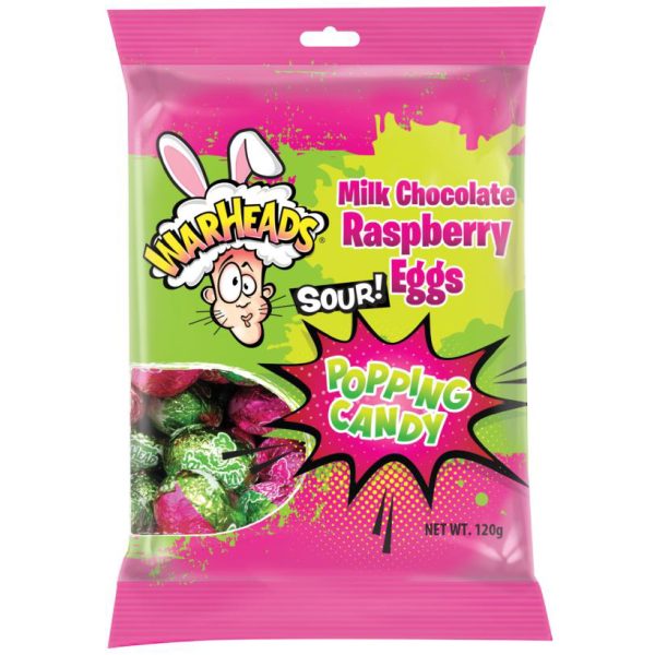 Warheads Solid Eggs Bag 120g