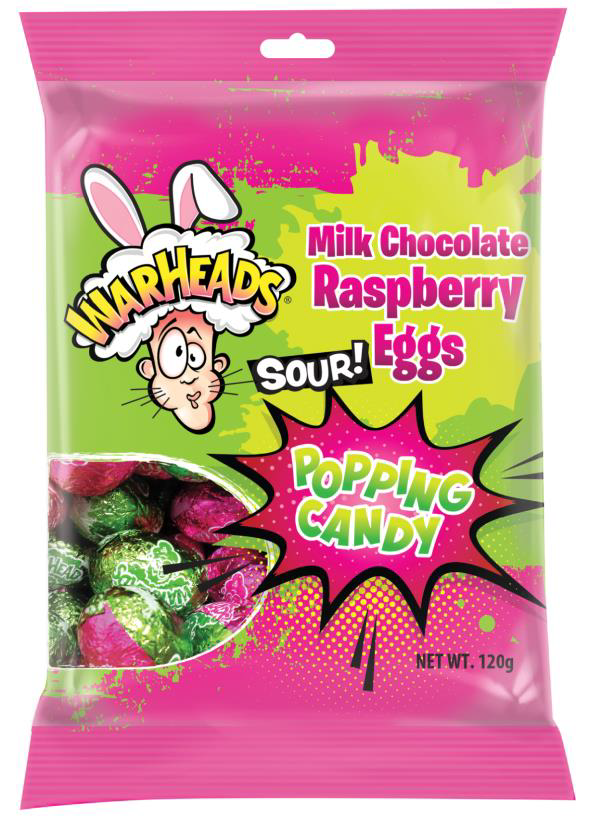 Warheads Solid Eggs Bag 120g