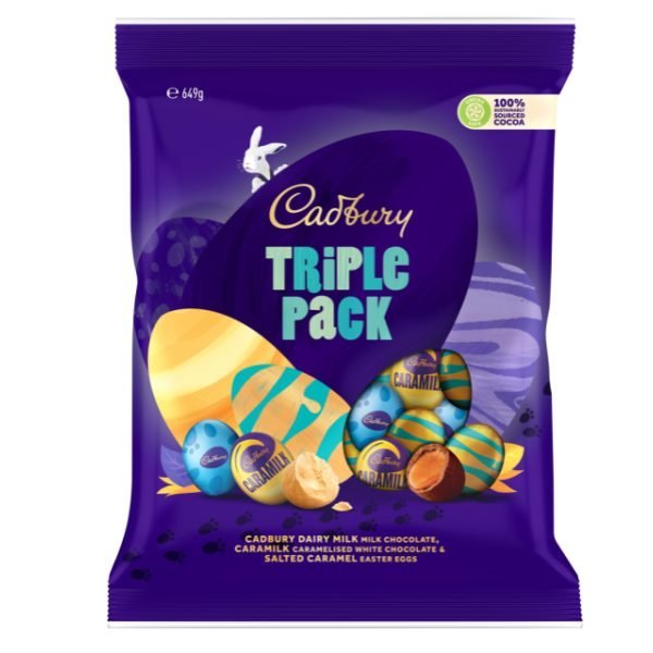 Cadbury Triple Pack Egg Bag 649g
