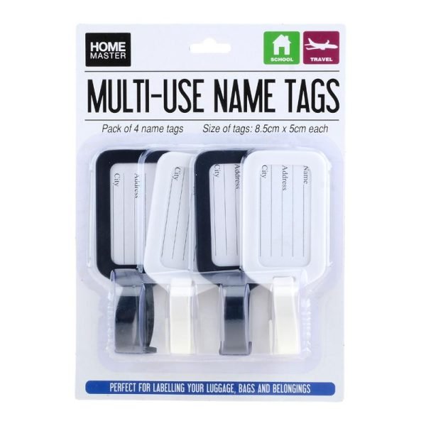 Luggage Name Tags 4pc