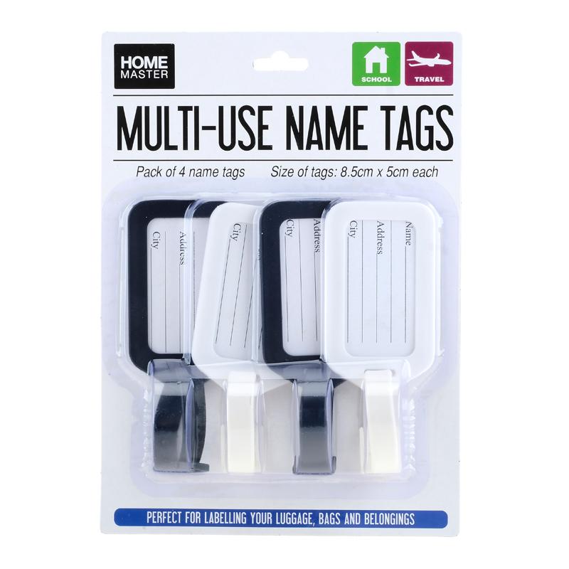 Luggage Name Tags 4pc