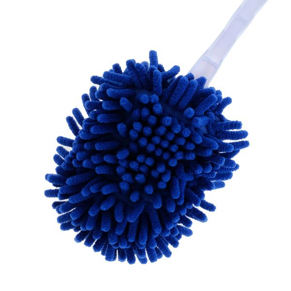 Microfibre Shaggy Duster with Handle 27.5cm - Blue - Image 3