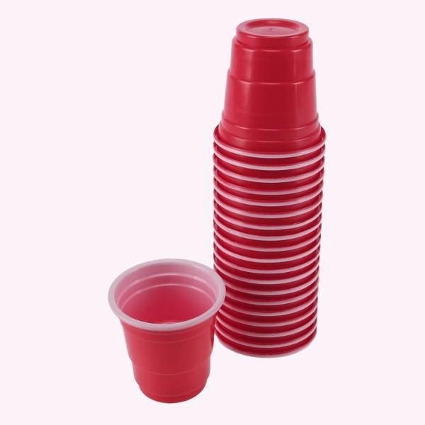 Drinkware & Partyware Shot Cups American Red 56ml 20pk