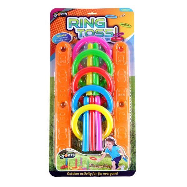 Ring Toss Game Collapsible 12pcs 40cm x 16.5cm x 5cm Multicolour