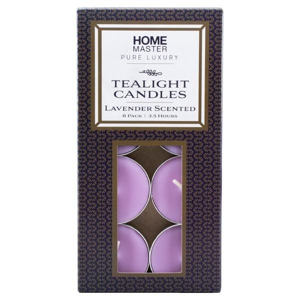 Candles Tealight Scented 8pc - 4hr