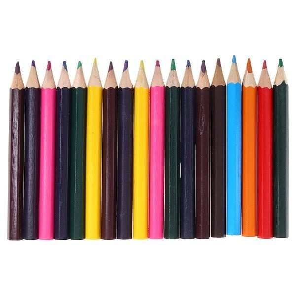 Pencils Colour Mini 3 x 6pc