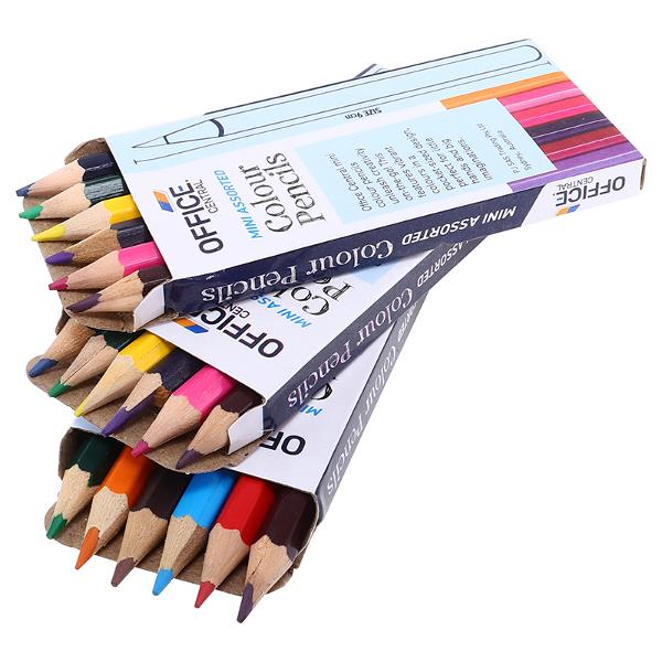Pencils Colour Mini 3 x 6pc - Image 3