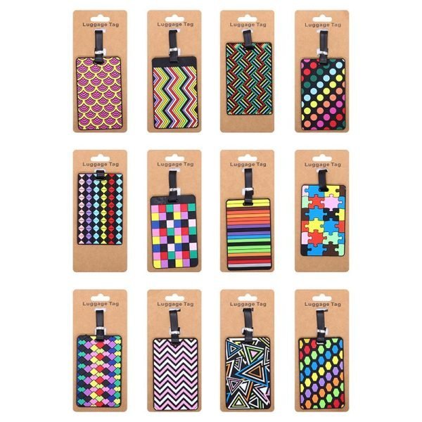 Bag Tag Mixed Designs 12 Assorted Designs