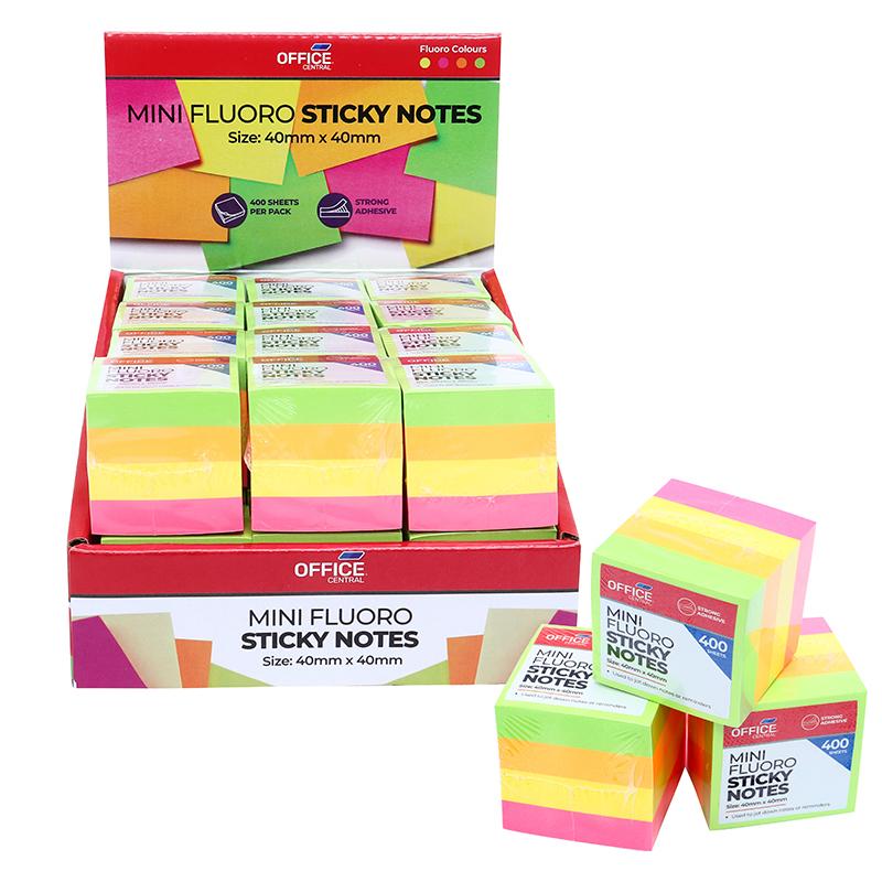 Sticky Notes 400 Sheet Mini - 4cm x 4cm