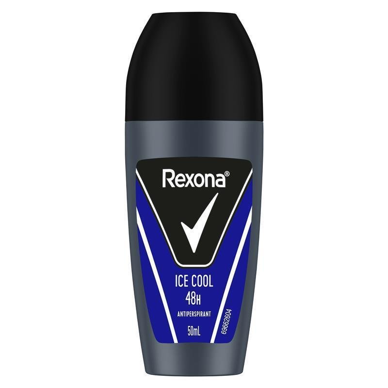 Rexona 50ml Mens Roll On Deodorant Ice Cool