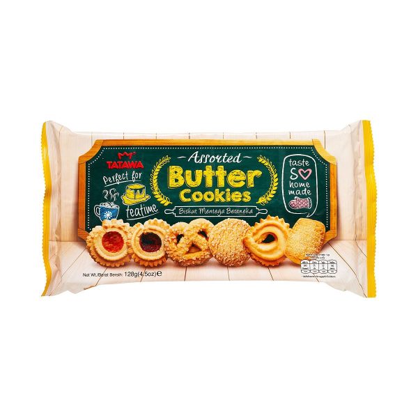 Tatawa Assorted Choc Butter Cookies 128g