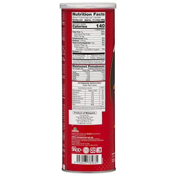 Jacker Potato Chips Hot & Spicy 150g