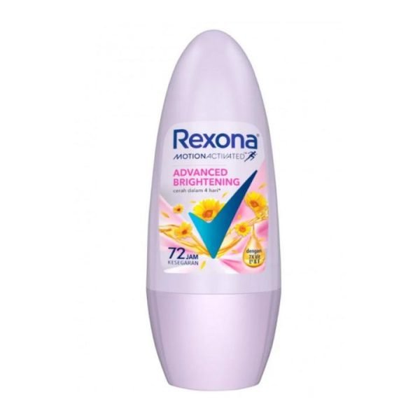 Rexona 45ml Roll On Deodorant Advanced Brightening
