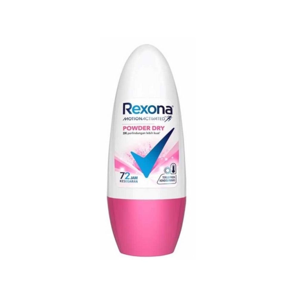 Rexona 45ml Roll On Deodorant Motion Activated Powder Dry