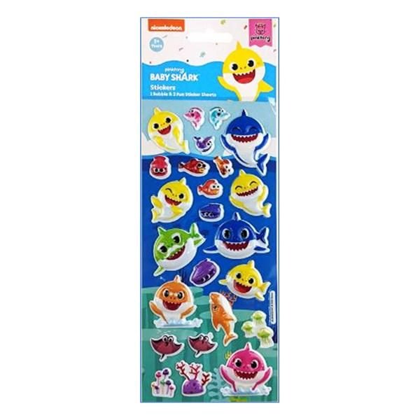 Baby Shark Stickers 3 Pack