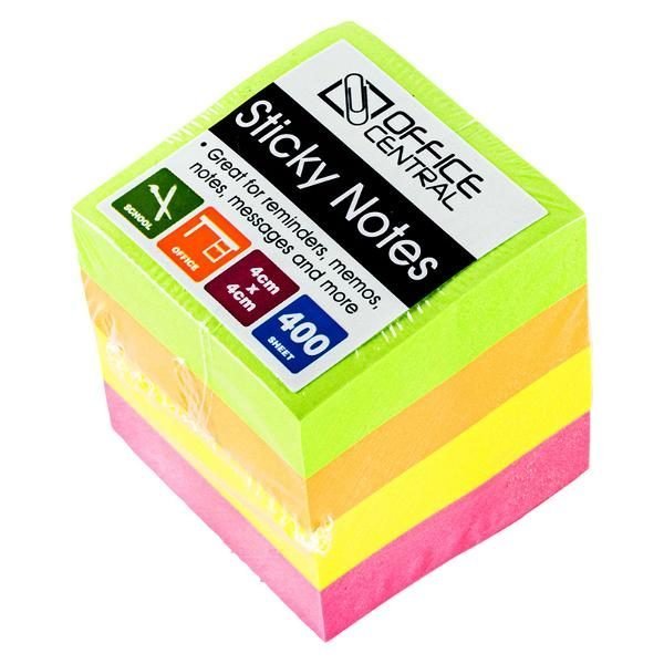 Sticky Notes 400 Sheet Mini - 4cm x 4cm