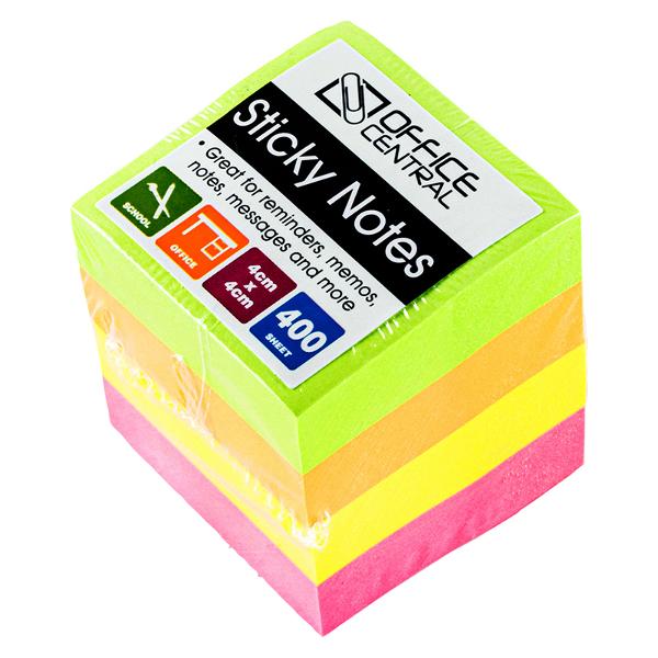 Sticky Notes 400 Sheet Mini - 4cm x 4cm - Image 2