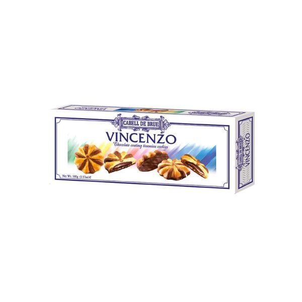 Tatawa Cabell De Brue Vincenzo Choc Coated Tiramisu Cookies 100g