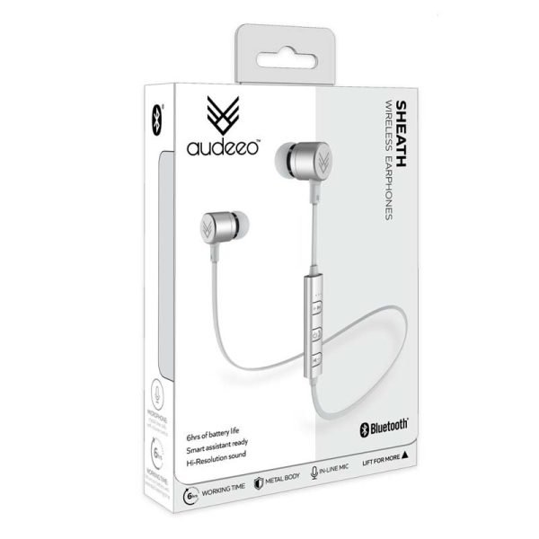 Audeeo Sheath Wireless Bluetooth Metal Earphones