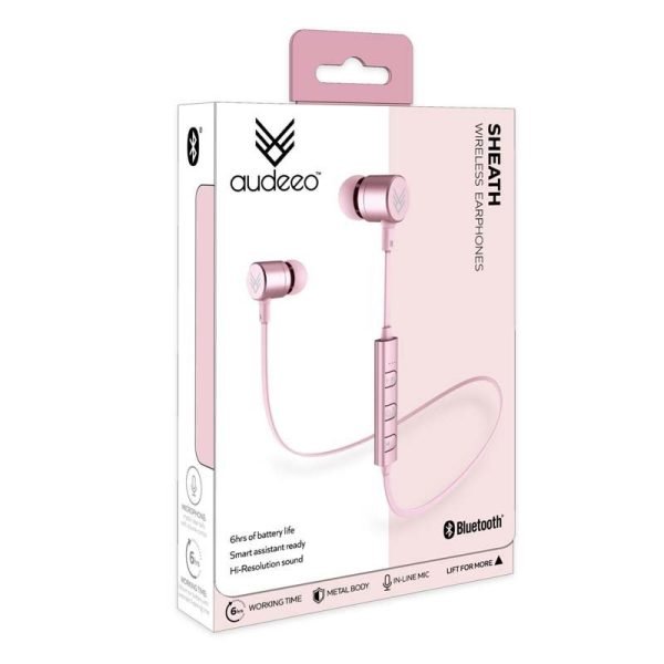 Audeeo Sheath Wireless Bluetooth Metal Earphones