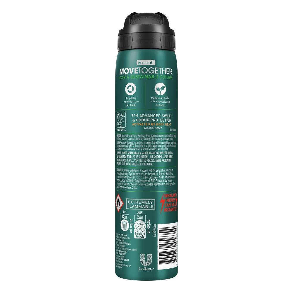 Rexona 130g/220ml Antiperspirant Advanced Protection 72H Quantum Dry - Image 2