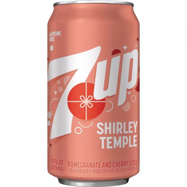 7Up Shirley Temple Pomegranate and Cherry Soda 355ml