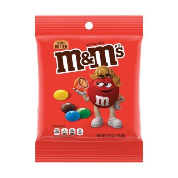 M&M'S Peanut Butter Peg Bag 144.6g