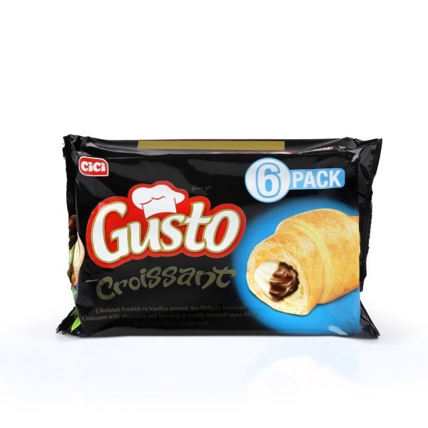 Cici Gusto Croissants With Chocolate And Vanilla Filling 6pk 270g