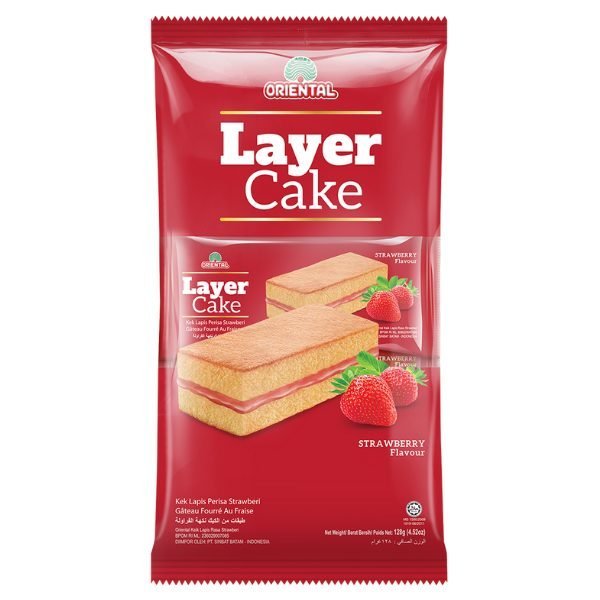 Oriental Layer Cake Strawberry (8 x 16g)