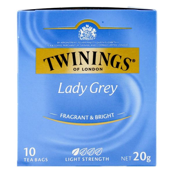 Twinings 20g Pk10 Lady Grey Tea Bags
