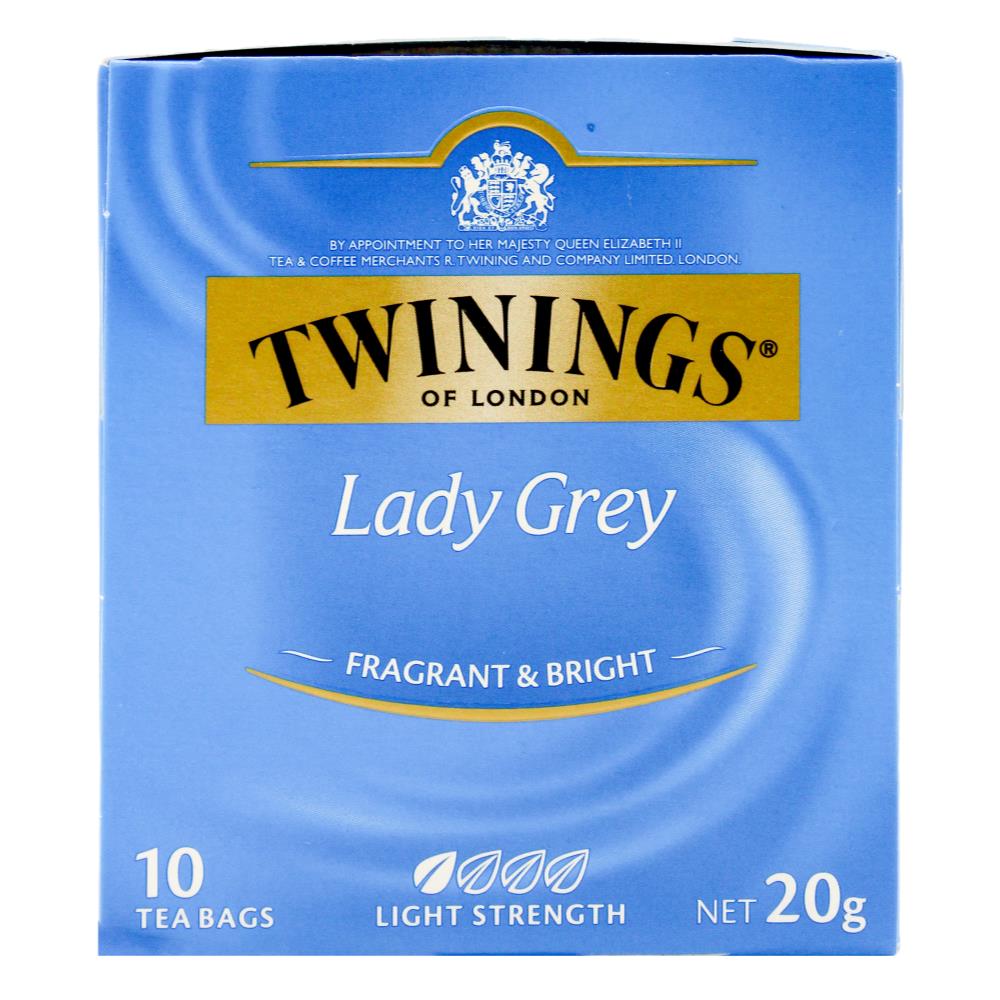 Twinings 20g Pk10 Lady Grey Tea Bags
