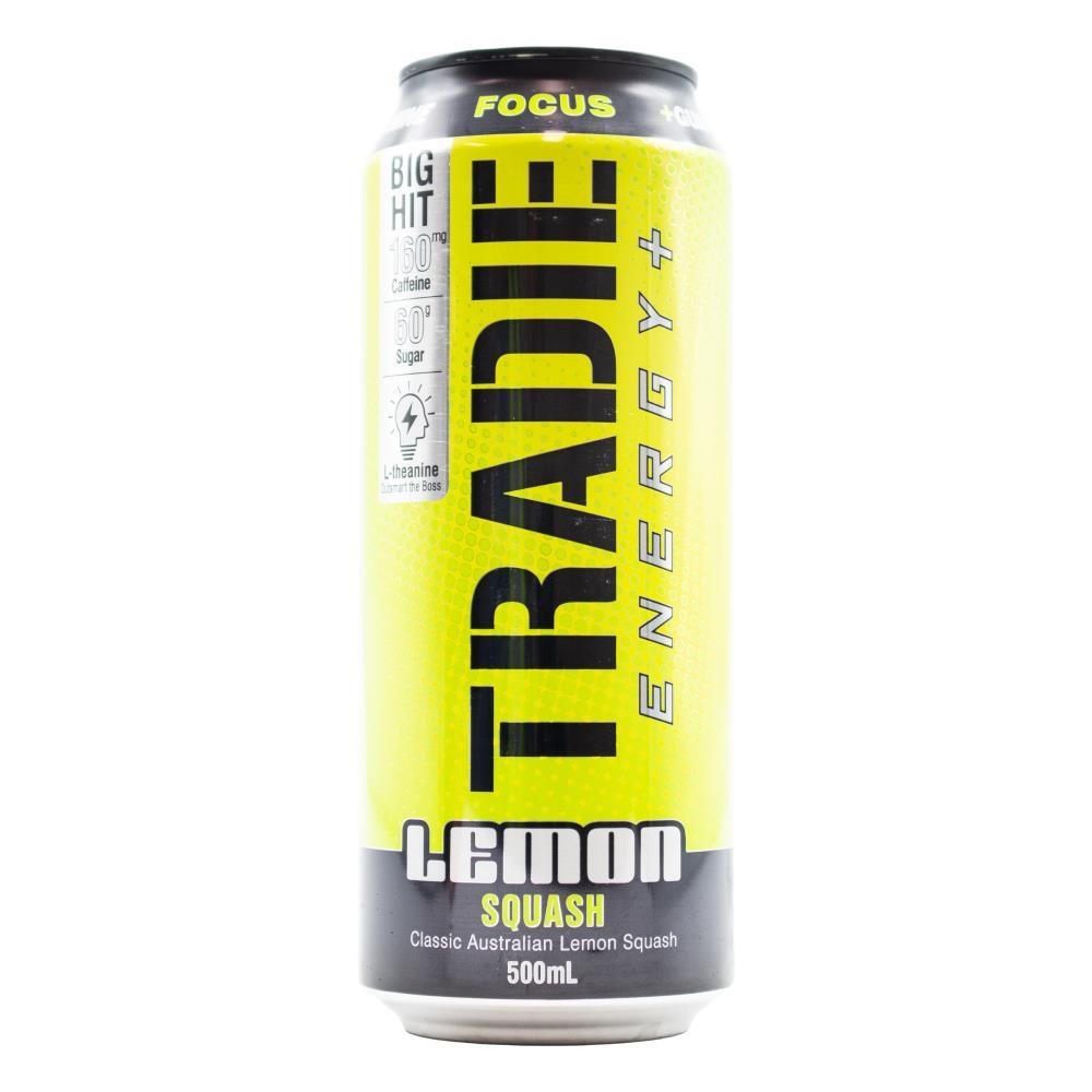 Tradie 500ml Energy Lemon Squash