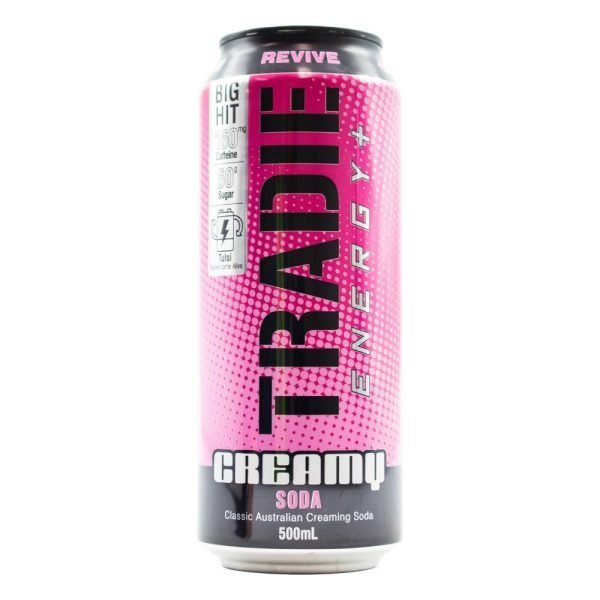 Tradie 500ml Energy Creamy Soda