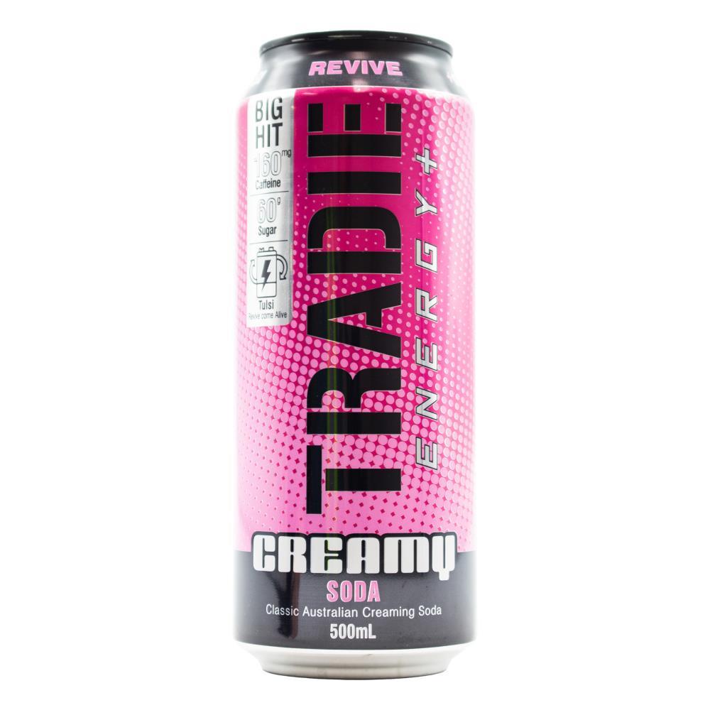Tradie 500ml Energy Creamy Soda