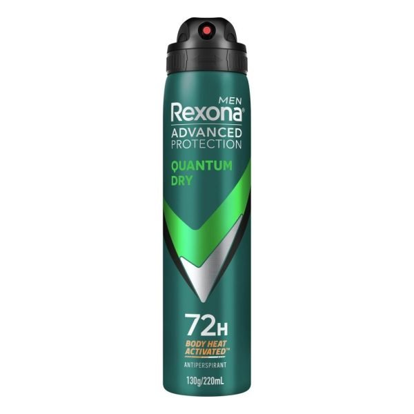 Rexona 130g/220ml Antiperspirant Advanced Protection 72H Quantum Dry