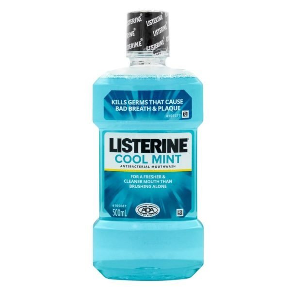 Listerine 500ml Antibacterial Mouthwash Cool Mint