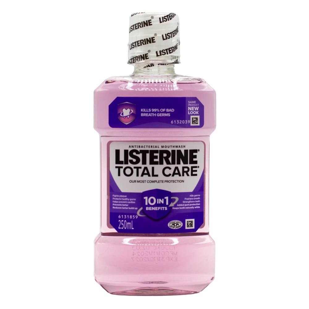 Listerine 250ml Antibacterial Mouthwash Total Care