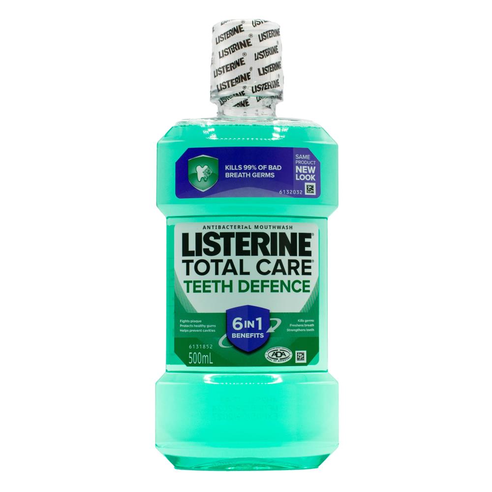 Listerine 500ml Mouthwash Total Care Total Defence