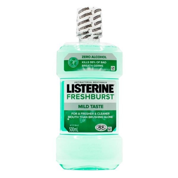 Listerine 500ml Mouthwash Freshburst Mild Taste