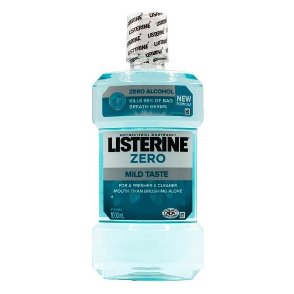 Listerine 1L Mouthwash Zero Mild Taste