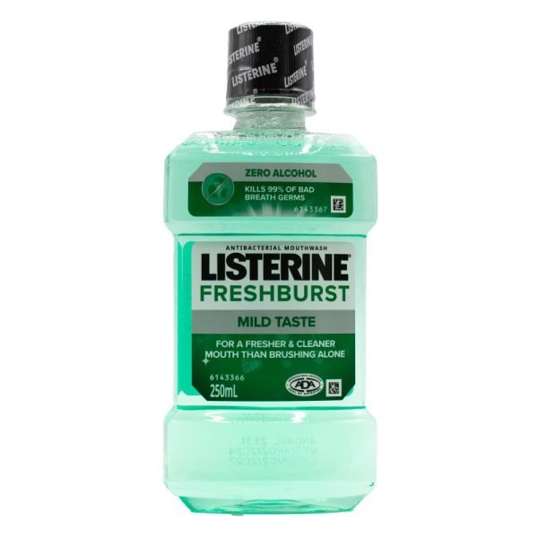 Listerine 250ml Mouthwash Freshburst Mild Taste