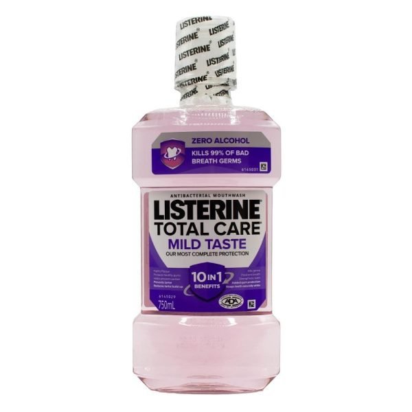 Listerine 750ml Mouthwash Total Care Mild Taste
