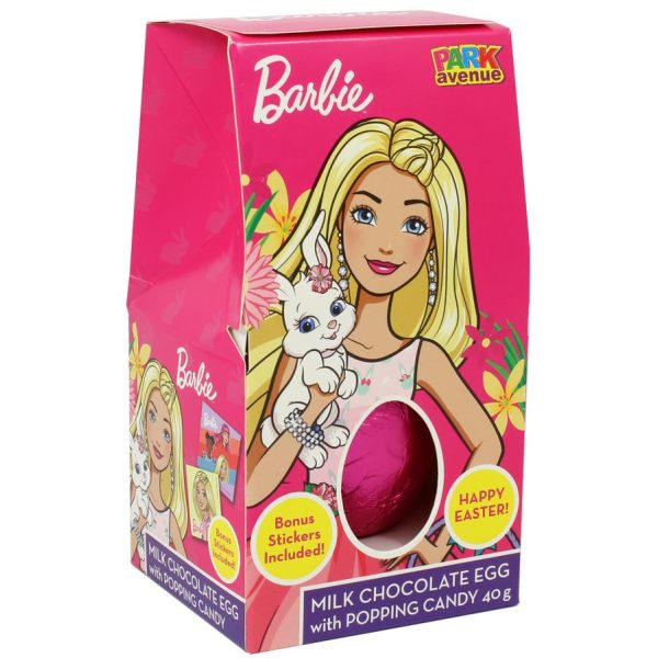 Barbie Popping Candy Egg with Sticker 40g