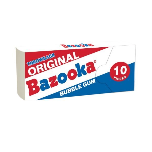 Bazooka Original Bubble Gum Wallet Pack 12pk 60g