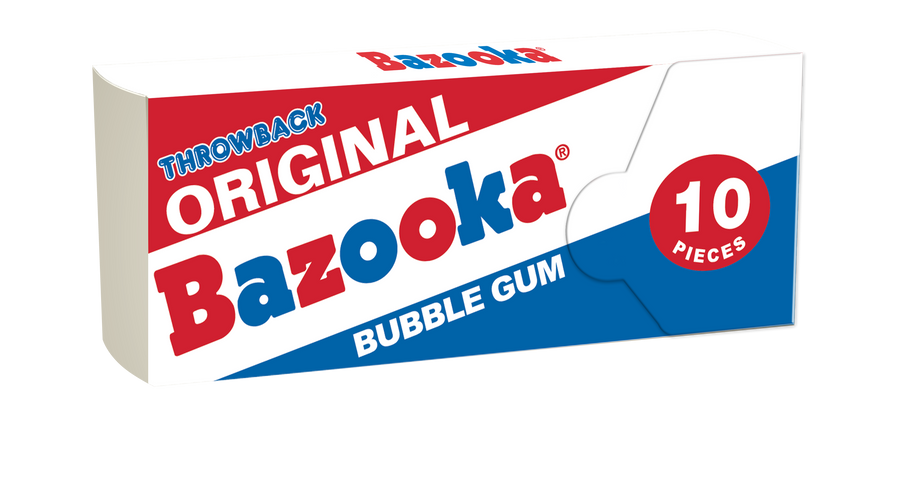 Bazooka Original Bubble Gum Wallet Pack 12pk 60g