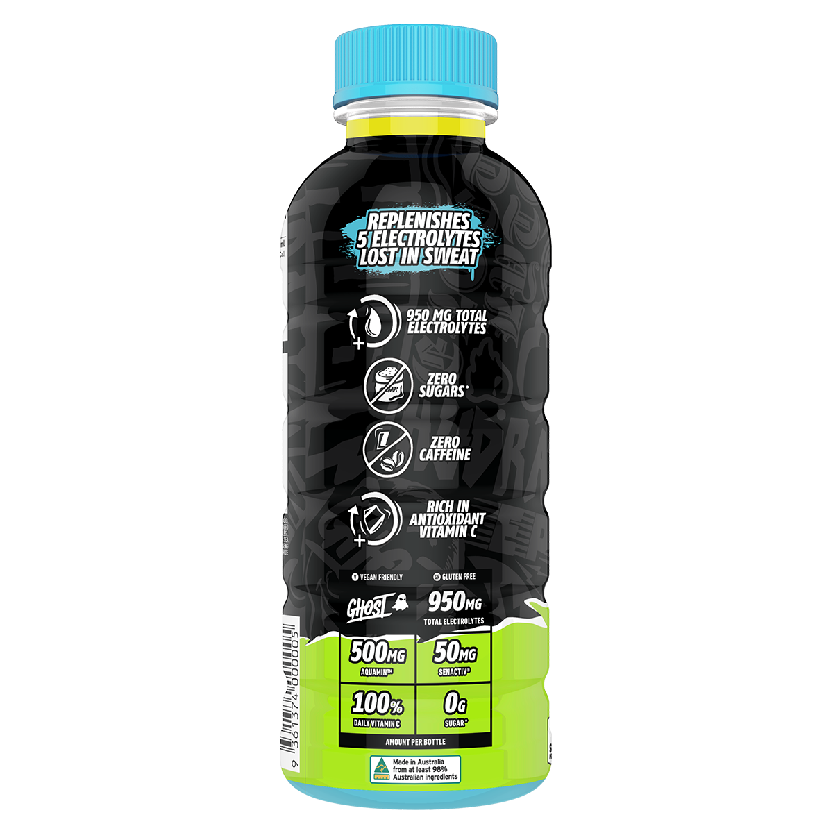 Ghost Hydration RTD Lemon Lime 500ml - Image 3